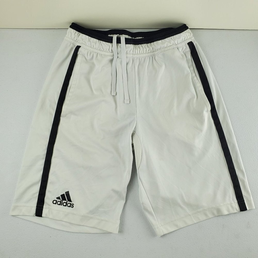 Adidas Climacool Pull On Athletic Shorts Mid Rise Mesh Pockets Small Mens